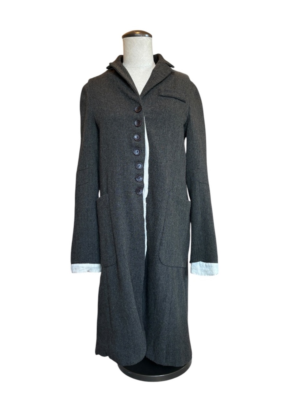 Wool Blend Lined Blazer